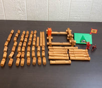 used BUNDLE Lincoln Logs