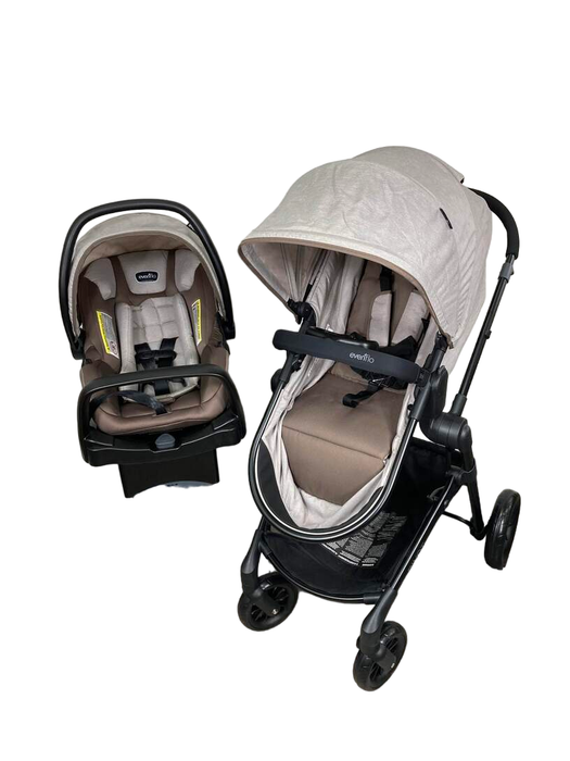 used Evenflo Pivot Modular Travel System Stroller, 2023, Desert