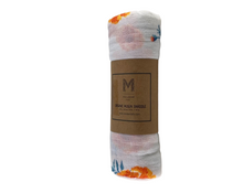 used Malabar Baby Organic Cotton Swaddle Blanket, Marigolds