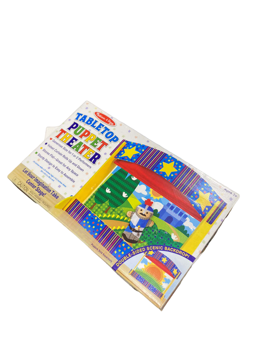 secondhand Melissa & Doug Tabletop Puppet Theatre