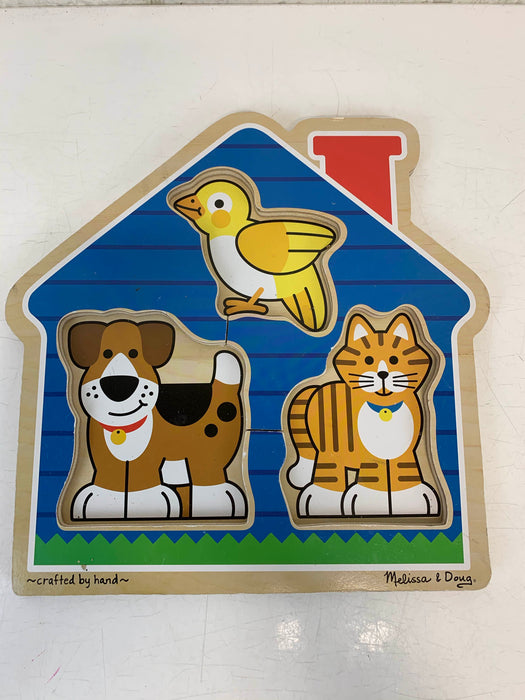 secondhand Melissa & Doug Wooden Puzzle