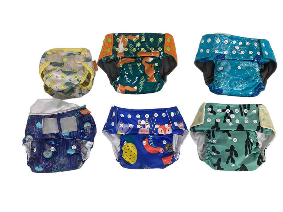used BUNDLE Happy Flute Cloth Diapers