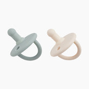 used AEIOU Silicone Pacifier 2 Pack, Sage/Oat Milk