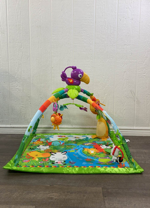 used Fisher Price Rainforest Melodies and Lights Deluxe Gym