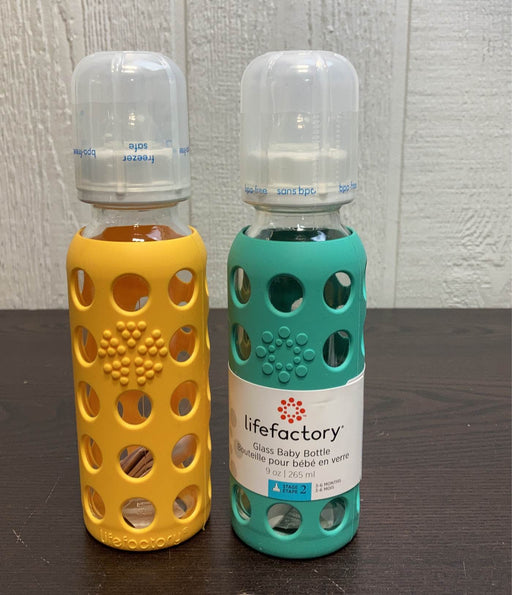 used Lifefactory Glass Bottles