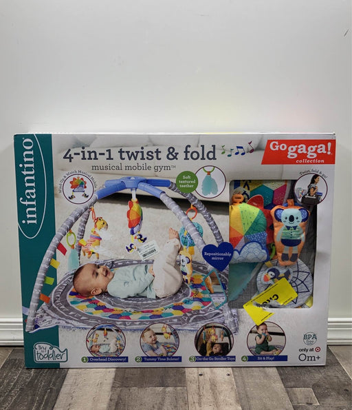 used Infantino Go Gaga! 4-in-1 Twist And Fold Musical Mobile Activity Gym