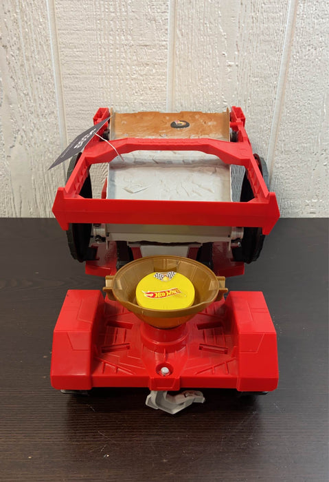 secondhand Hot Wheels Monster Truck Downhill Race & Go Track Set