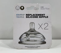 Shop Comotomo Replacement Nipple 2 pack, Slow Flow at GoodBuy Gear