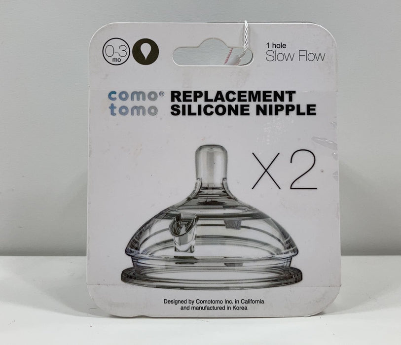 Shop Comotomo Replacement Nipple 2 pack, Slow Flow at GoodBuy Gear