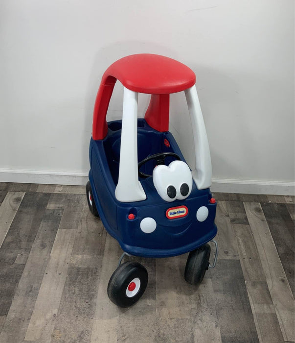 secondhand Little Tikes Cozy Coupe, Red White & Blue