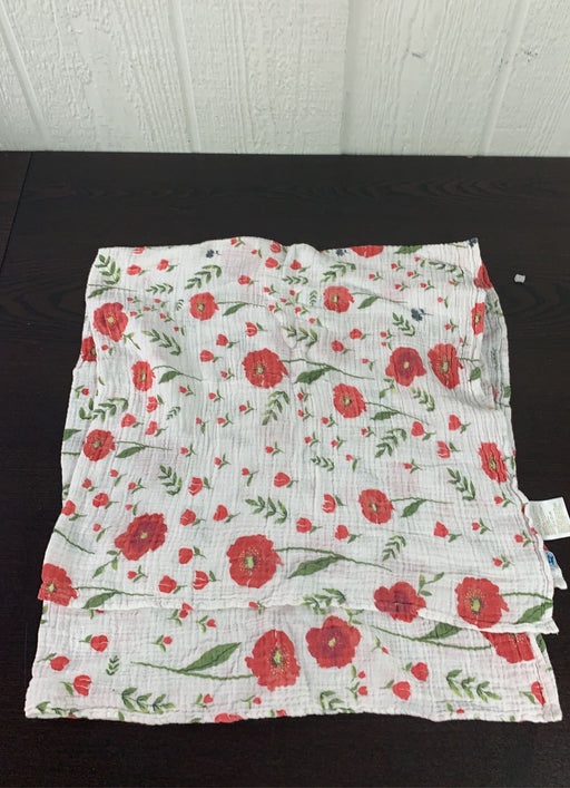 secondhand Little Unicorn Cotton Muslin Swaddle, summer poppy