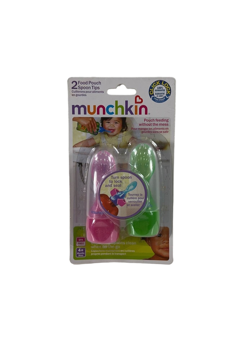 used Munchkin Click Lock Food Pouch Spoons