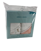 used Aden + Anais Essentials Cotton Muslin Hooded Towel, 2 Pack, Blushing Bunnies