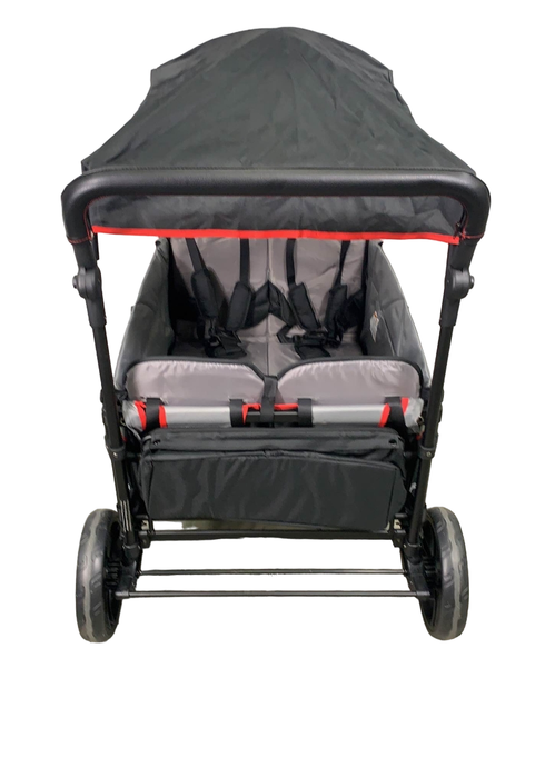 Wonderfold X4 Push & Pull Quad Stroller, Black, 2019