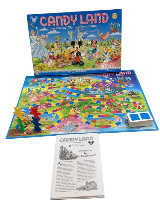 used Milton Bradley Candy Land the Disney Theme Park Edition