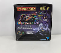 secondhand Hasbro Monopoly Disney Villains Board Game