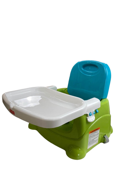 secondhand Fisher Price Healthy Care Booster Seat, Green/Blue