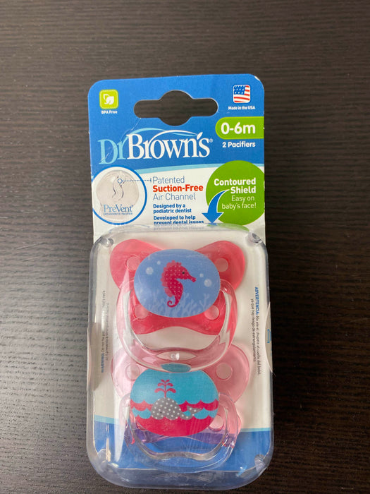 used Dr. Brown's Prevent Classic Pacifier, 0-6 Months