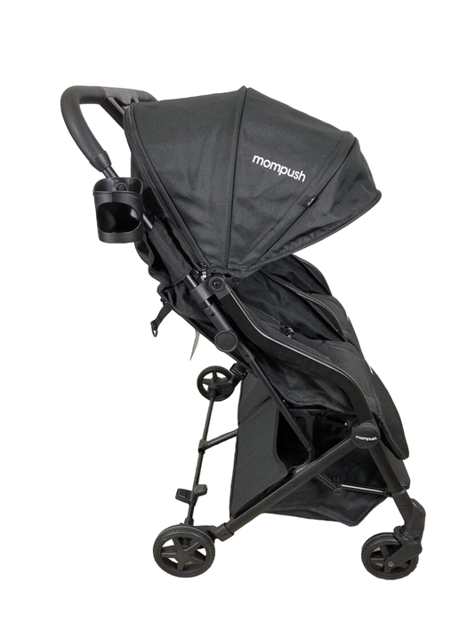 Shop Mompush Lithe Double Stroller, 2022, Black at GoodBuy Gear