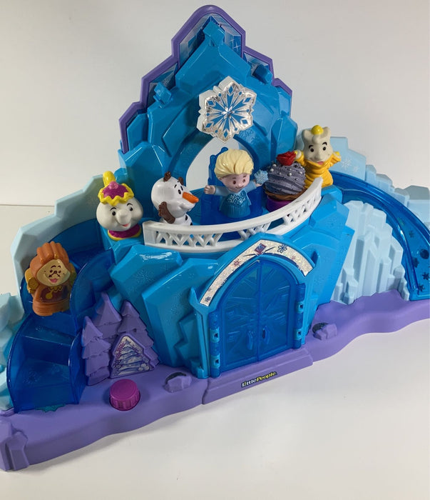 secondhand Fisher Price Little People Disney Frozen Elsa Palace Playset