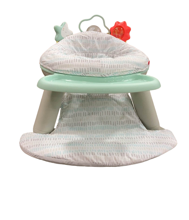 used Skip Hop 2-in-1 Sit-up Activity Baby Chair, Silver Cloud Lining