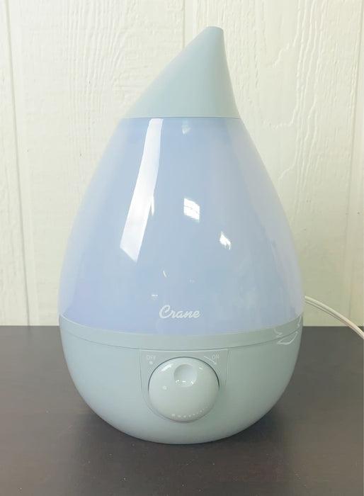 used Crane 4-in-1 Drop Ultrasonic Cool Mist Humidifier, Grey