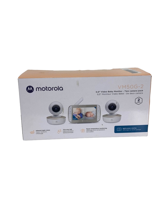 Shop Motorola VM50G-2 5-Inch Video Baby Monitor with 2 Cameras at GoodBuy Gear