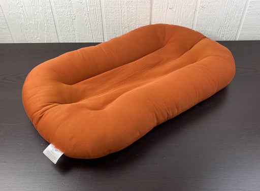 used Snuggle Me Organic Sensory Infant Lounger, Gingerbread