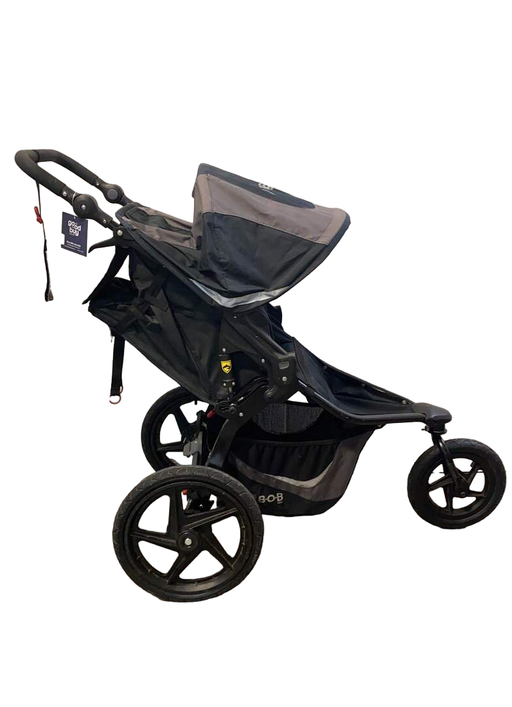 secondhand BOB Revolution Flex Single Jogging Stroller, 2020, Graphite Black