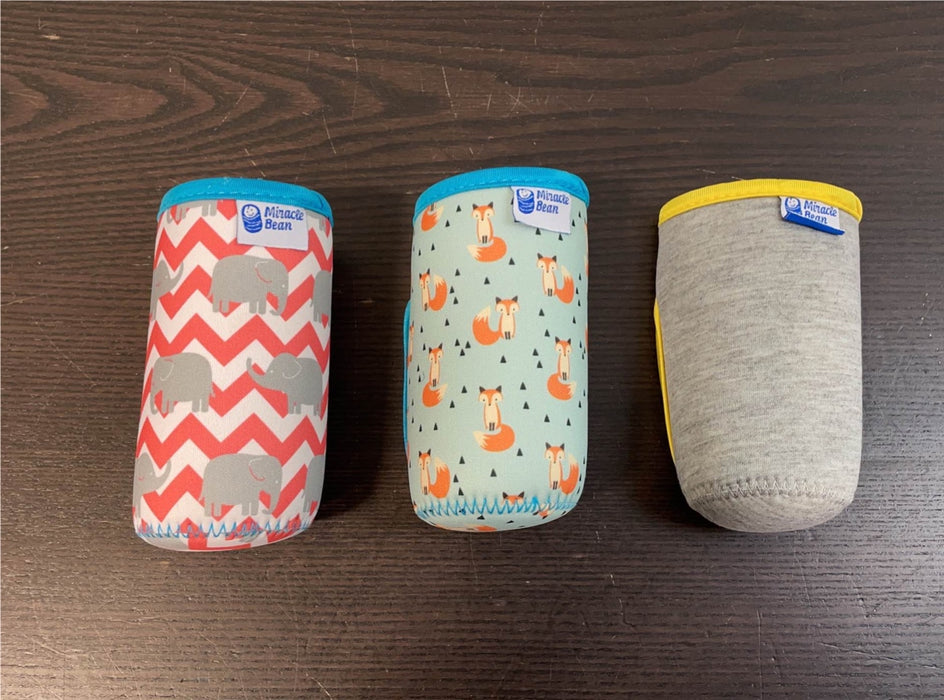 Shop Miracle Bean Neoprene Baby Bottle Sleeves, 8oz at GoodBuy Gear