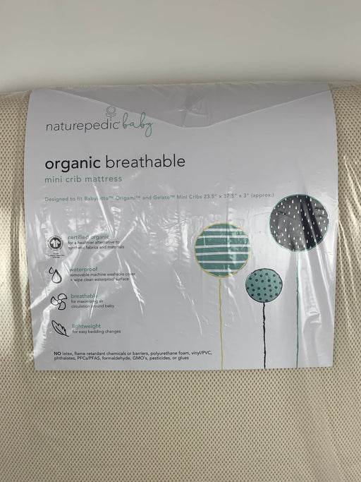 secondhand Naturepedic Organic Mini Crib Mattress