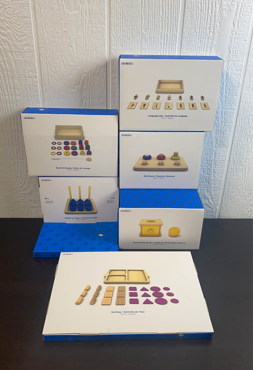 used Monti Kids Level 6 Montessori Box