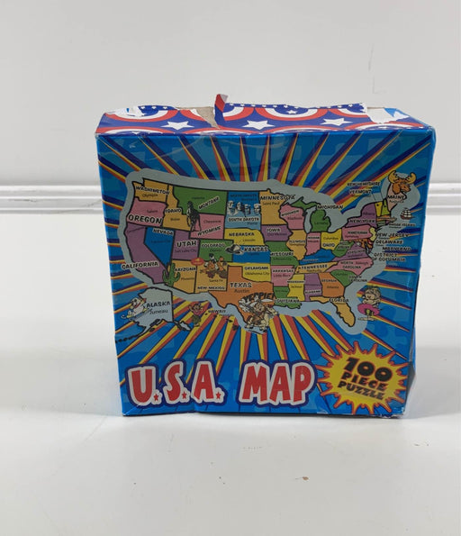 used Jigsaw Puzzle, -US Map 100 pieces