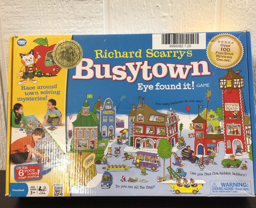 used Wonder Forge Richard Scarry’s Busytown, Eye Found It Game