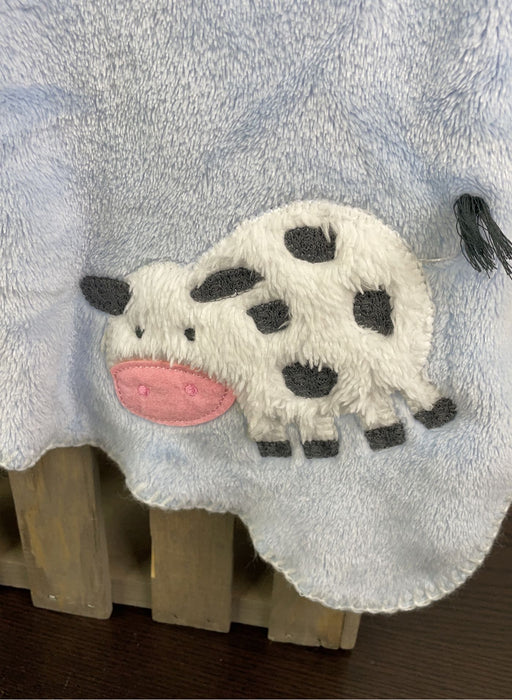 secondhand Mud Pie Cow Fleece Blanket