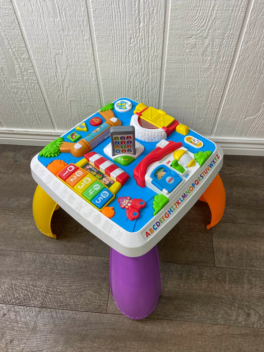 secondhand Fisher Price Laugh & Learn Puppy and Friends Learning Table