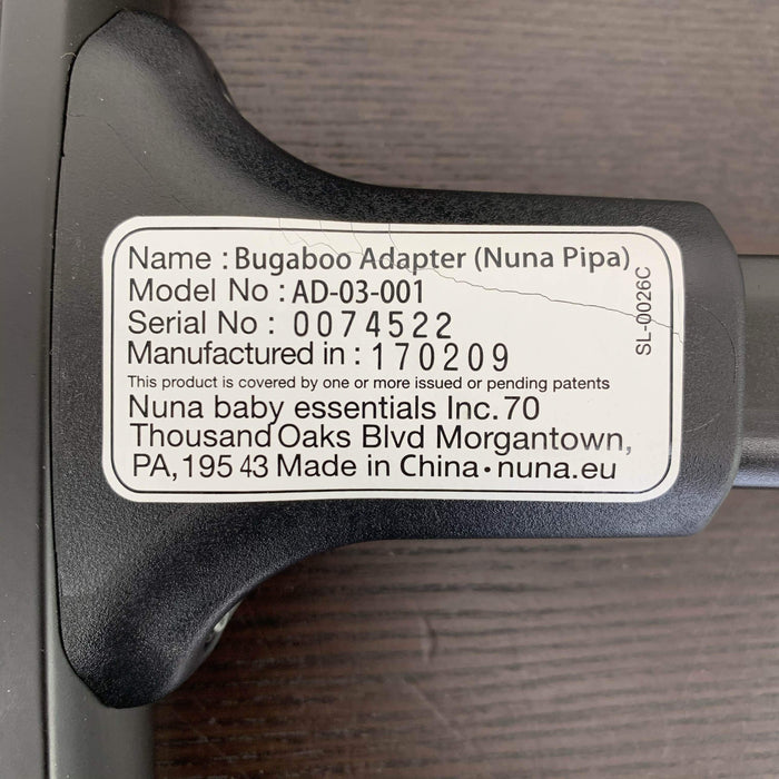 Bugaboo Cameleon Adapter, Nuna Pipa