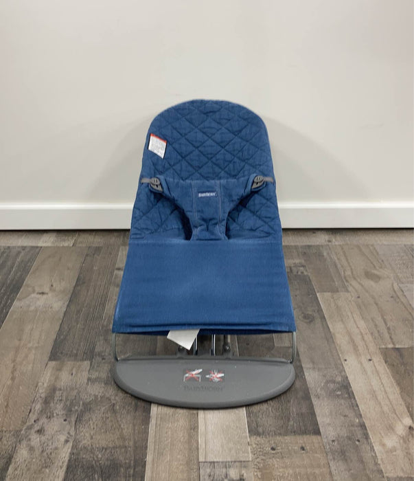 secondhand BabyBjorn Bouncer Bliss, Midnight Blue, Cotton