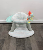 used Skip Hop 2-in-1 Sit-up Activity Baby Chair, Silver Cloud Lining