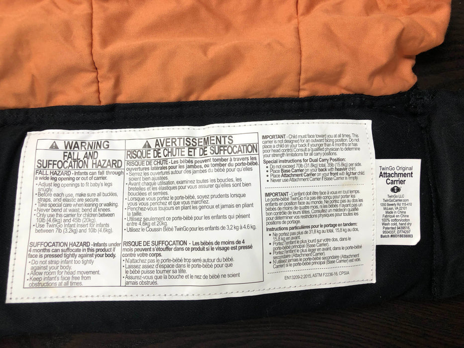 TwinGo Original Twin Baby Carrier