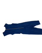Shop Madri Collection Crossover Nursing Jumpsuit, Blue stripe, XS at GoodBuy Gear