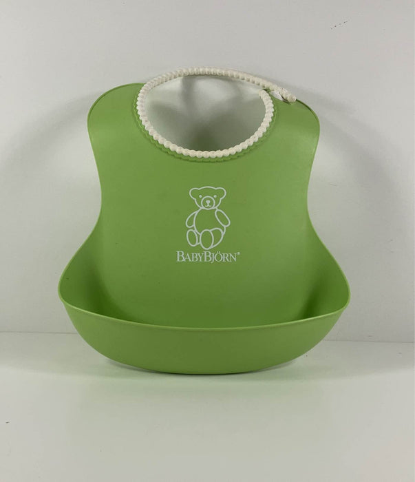 used BabyBjorn Bib, - green