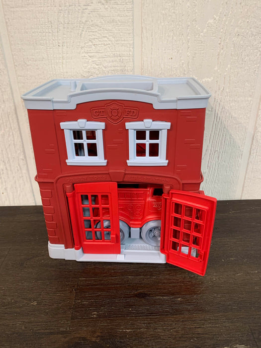 secondhand Green Toys Fire Station Playset