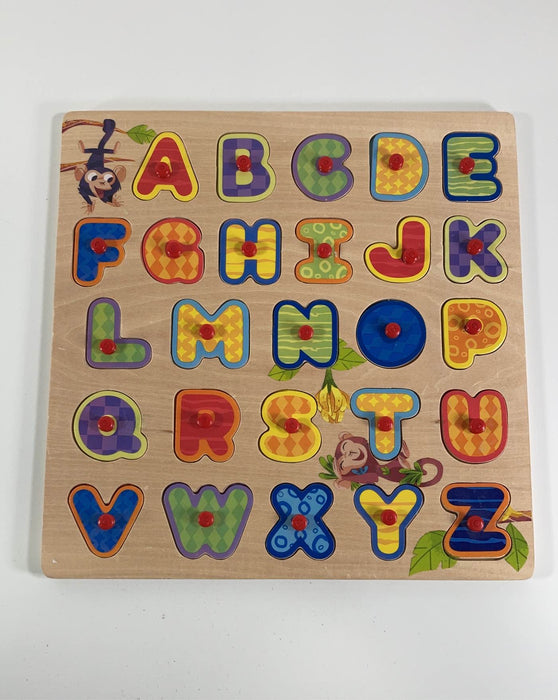 used Toys R Us Wooden Peg Puzzle