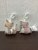 secondhand Crate & Kids Woodland Animals Baby Rattles