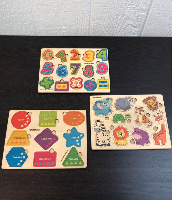 used BUNDLE Quokka Wooden Puzzles