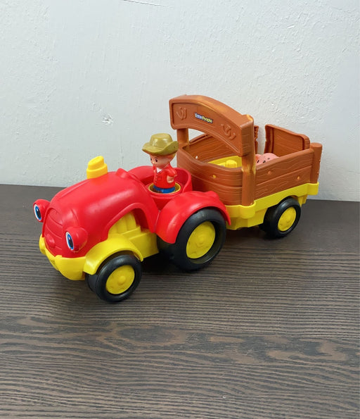 secondhand Fisher Price Little People Tow ‘n Pull Tractor