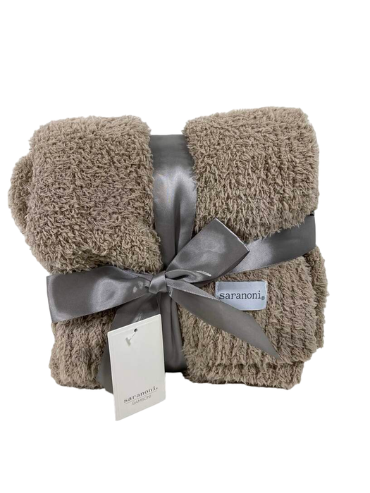 Shop Saranoni Receiving Blanket, Taupe at GoodBuy Gear