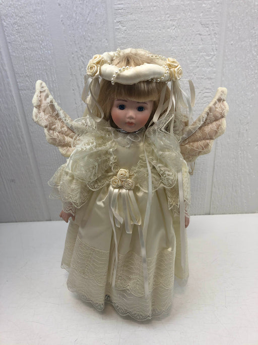 used Baby Doll With Clothes, Porcelain