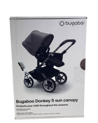 used Bugaboo Donkey 5 Sun Canopy, Grey Melange